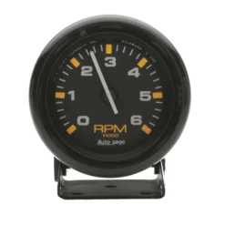Varvräknare 2 3/100mm 6K RPM PEDESTAL BLK DIAL BLK CASE AUTOGAGE