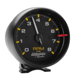 Varvräknare 3 3/4'' (95.3mm) 8K RPM PEDESTAL BLK DIAL BLK CASE AUTOGAGE