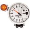 Varvräknare 127mm 10K RPM Pedestal Med Extern Shift Light Silver Auto Gage