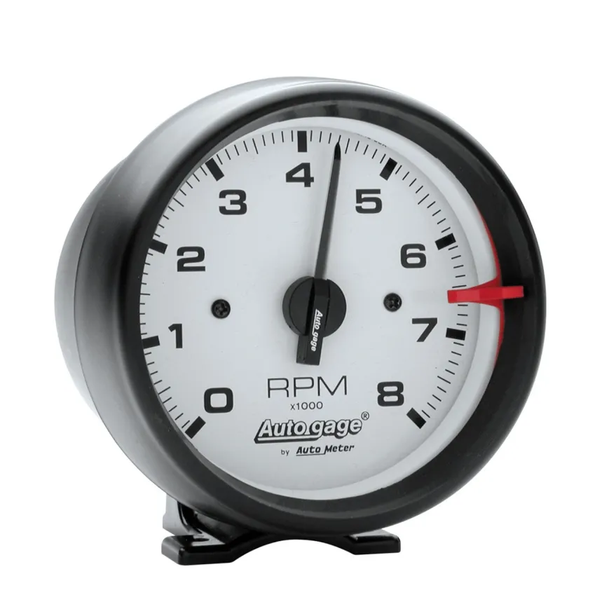 Varvräknare 3 3/100mm 8K RPM PEDESTAL WHT DIAL BLK CASE AUTOGAGE