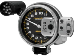 Varvräknare 127mm 11K RPM Pro-Stock Pedestal Med Super Lite & Peak MEM Carbon Fiber