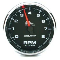 Varvräknare 66.7mm 8000 RPM 2 & 4 Cylindrar Svart PRO-CYCLE