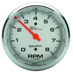 Varvräknare 100mm 8000 RPM 2 & 4 Cylindrar Silver PRO-CYCLE