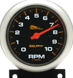 Varvräknare 100mm 10 000 RPM 2 & 4 Cylindrar Svart PRO-CYCLE