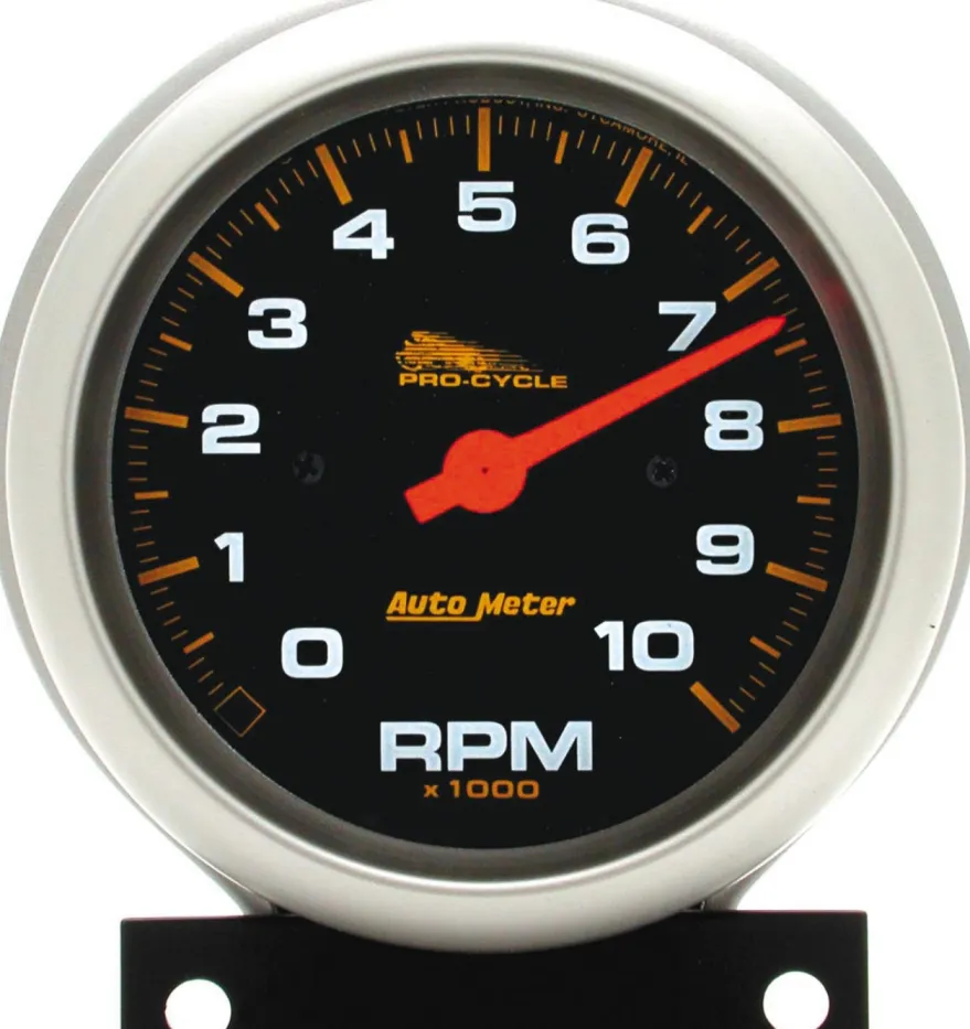 Varvräknare 100mm 10 000 RPM 2 & 4 Cylindrar Svart PRO-CYCLE