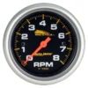 Varvräknare 66.7mm 8000 RPM 2 & 4 Cylindrar Svart PRO-CYCLE