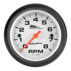 Varvräknare 66.7mm 8000 RPM 2&4 Cylindrar Vit PRO-CYCLE