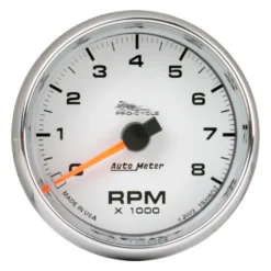 Varvräknare 66.7mm 8000 RPM 2 & 4 Cylindrar Vit PRO-CYCLE