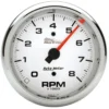 Varvräknare 100mm 8000 RPM 2 & 4 Cylindrar Vit PRO-CYCLE