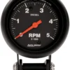 Varvräknare 66.7mm 0-5000 RPM Diesel Stående Z-SERIES