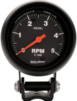 Varvräknare 66.7mm 0-5000 RPM Diesel Stående Z-SERIES