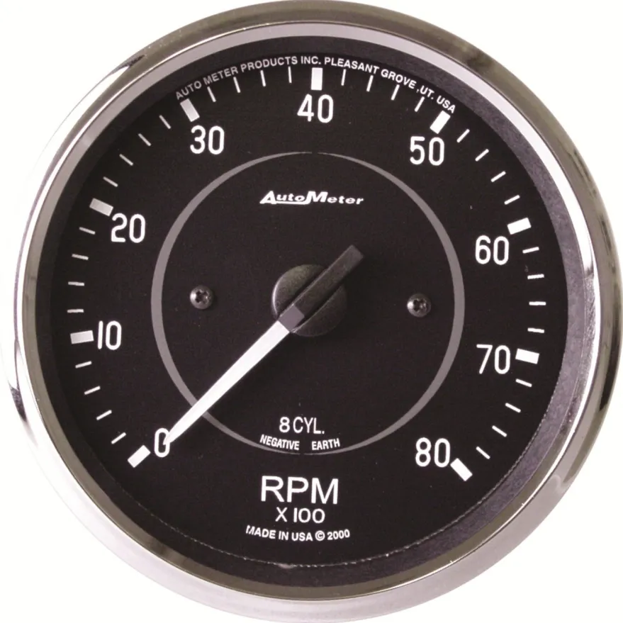 Varvräknare 100mm 8000 RPM IN-DASH (8 CYL) COBRA