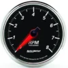 Varvräknare 87mm 8000 RPM IN-DASH DESIGNER BLACK II