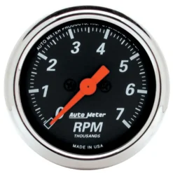 Varvräknare 52mm 7000 RPM IN-DASH DESIGNER BLACK