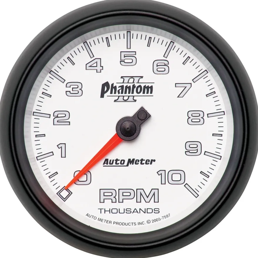 Varvräknare 87mm 10 000 RPM In-Dash PHANTOM II