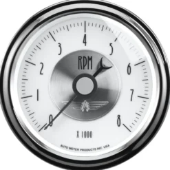 Varvräknare 87mm 8000 RPM In-Dash PRESTIGE PEARL
