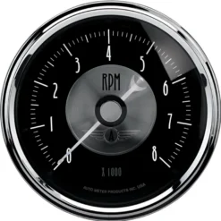 Varvräknare 87mm 8000 RPM In-Dash PRESTIGE BLACK DIAMOND