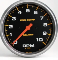 Varvräknare 127mm 10 000 RPM In-Dash PRO-COMP