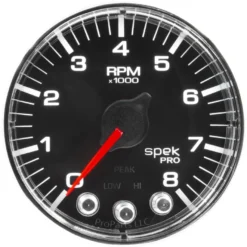Varvräknare 52mm 8000 RPM IN-DASH SPEK-PRO