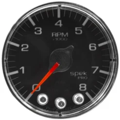 Varvräknare 52mm 8000 RPM IN-DASH SPEK-PRO