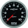 Varvräknare 127mm 10 000 RPM In-Dash SPORT-COMP II