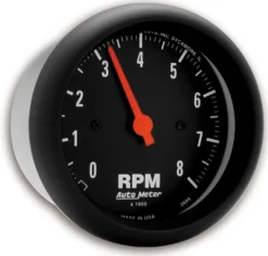 Varvräknare 87mm 0-8000 RPM IN-DASH Z-SERIES