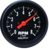 Varvräknare 52mm 0-8000 RPM IN-DASH Z-SERIES