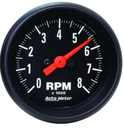 Varvräknare 52mm 0-8000 RPM IN-DASH Z-SERIES