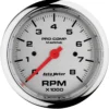 Varvräknare 87mm 8000 RPM MARINE Krom
