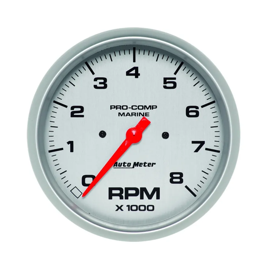 Varvräknare 127mm 8000 RPM MARINE SILVER
