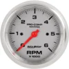 Varvräknare 87mm 6000 RPM MARINE SILVER