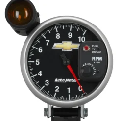 Varvräknare 127mm 10 000 RPM Stående Med Shiftlight GM COPO CAMARO