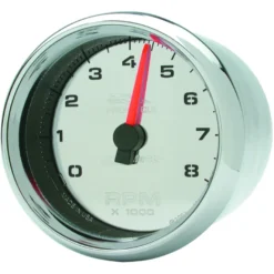 Varvräknare 2-5/8'' 8000 RPM 2 & 4 Cylindrar Krom PRO-CYCLE