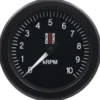Varvräknare Sport88mm 0-10K RPM (Elektrisk) Svart Autometer Stack