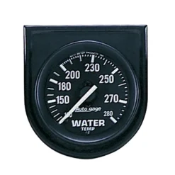 Vattentempmätare 2'' 280ºF BLK DIAL BLK BEZEL AUTOGAGE