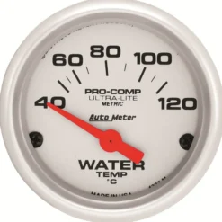 Vattentempmätare 52mm 40-120ºC (Elektrisk) Ultra-Lite
