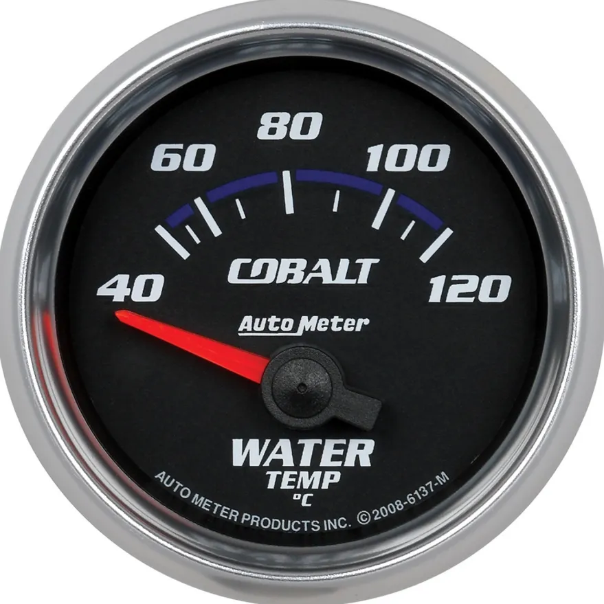 Vattentempmätare 52mm 40-120ºC (Elektrisk) COBALT