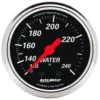 Vattentempmätare 52mm 120-240ºF DESIGNER BLACK