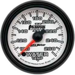Vattentempmätare 52mm 100-260ºF (Digital Stepper-motor) PHANTOM II