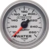 Vattentempmätare 52mm 100-260ºF (Digital Stepper-motor) ULTRA-LITE II