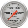 Vattentempmätare 52mm 60-210ºF (Digital Stepper-motor) Ultra-Lite