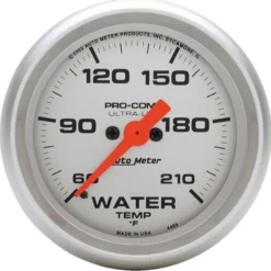 Vattentempmätare 52mm 60-210ºF (Digital Stepper-motor) Ultra-Lite