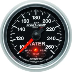 Vattentempmätare 52mm 100-260ºF (Digital Stepper-motor) SPORT-COMP II
