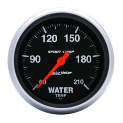 Vattentempmätare 66.7mm 60-210ºF (Digital Stepper-motor) SPORT-COMP