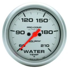Vattentempmätare 66.7mm 60-210ºF (Digital Stepper-motor) Ultra-Lite