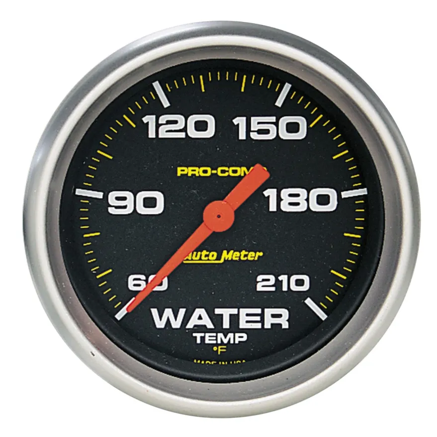 Vattentempmätare 66.7mm 60-210ºF (Digital Stepper-motor) PRO-COMP