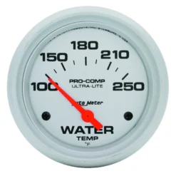 Vattentempmätare 66.7mm 100-250ºF (Elektrisk) Ultra-Lite