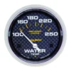 Vattentempmätare 66.7mm 100-250ºF (Elektrisk) MARINE CARBON FIBER