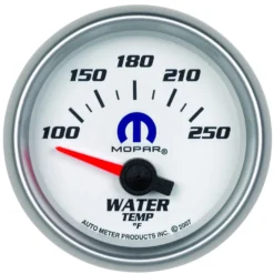 Vattentempmätare 52mm 100-250ºF (Elektrisk) Vit MOPAR