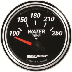 Vattentempmätare 52mm 250ºF (Elektrisk) DESIGNER BLACK II